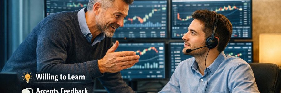 What Makes a Trader Coachable and Open to Improvement